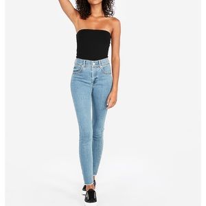 Express Embellished Jean Legging Size 18